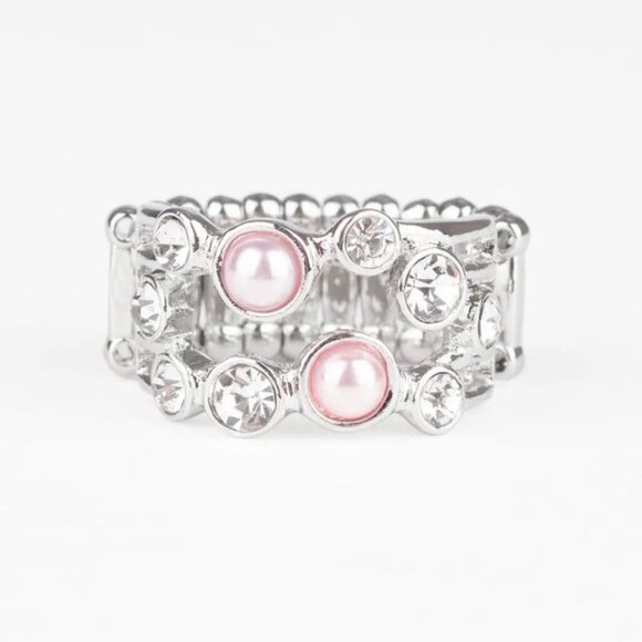 Paparazzi Jewelry Accessories - Treasure Treatment - Pink Ring - Vintage - Picture 4 of 4